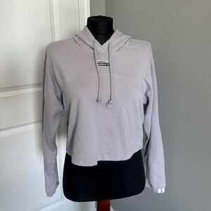 Light Lavender Adidas Cropped Hoodie